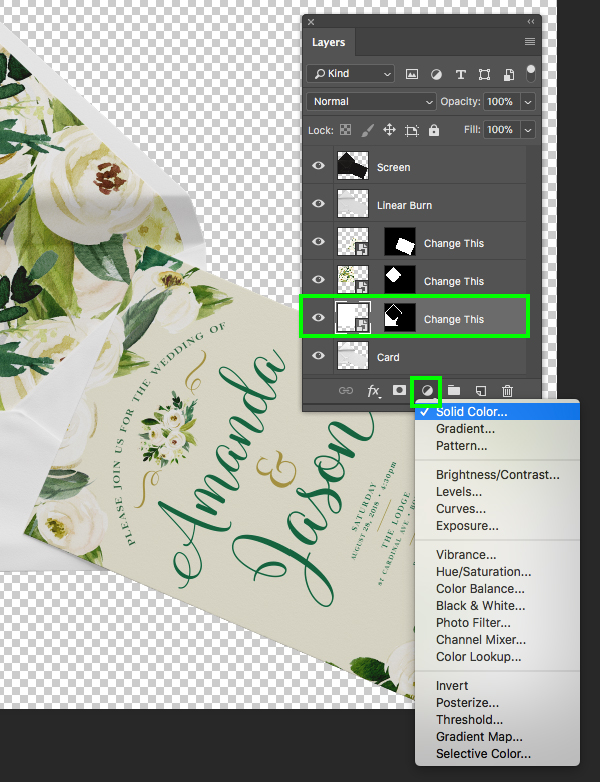 Wedding Invitation Design