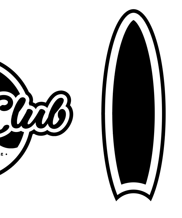 Hawaiian Surf Club Brand Design