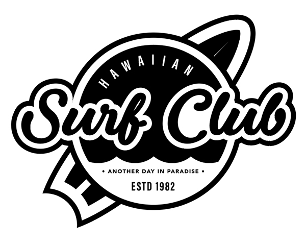 Hawaiian Surf Club Brand Design