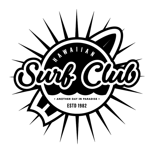 Hawaiian Surf Club Brand Design