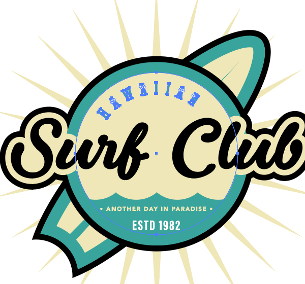 Hawaiian Surf Club Brand Design