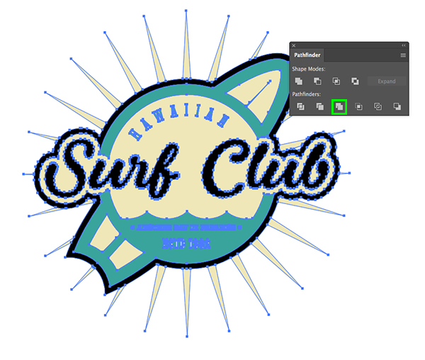 Hawaiian Surf Club Brand Design