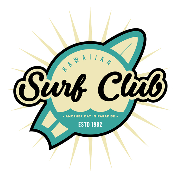 Hawaiian Surf Club Brand Design