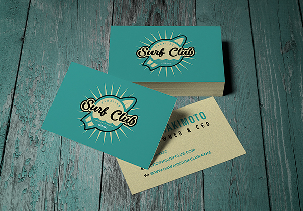 Hawaiian Surf Club Brand Design