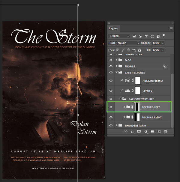 The Storm Concert Poster Design