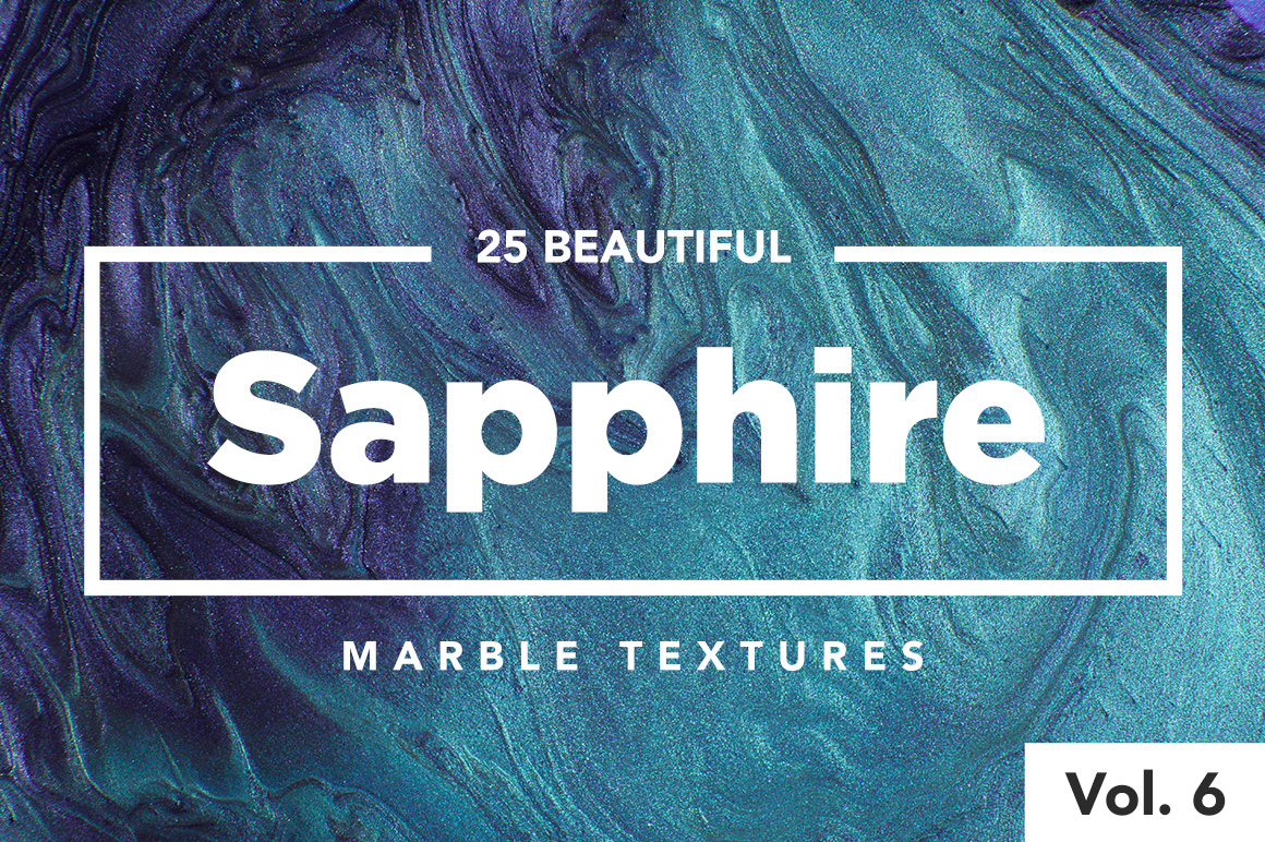 25 Modern Sapphire Marble Textures (Vol. 6)