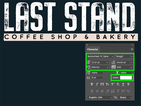 The Last Stand Menu Design