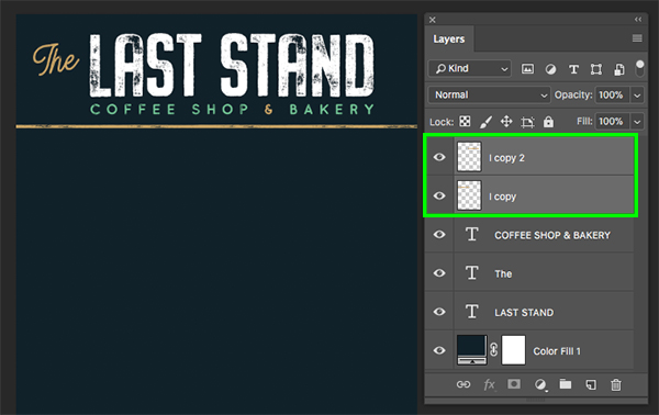 The Last Stand Menu Design