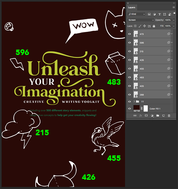 Unleash Your Imagination Book Cover Design