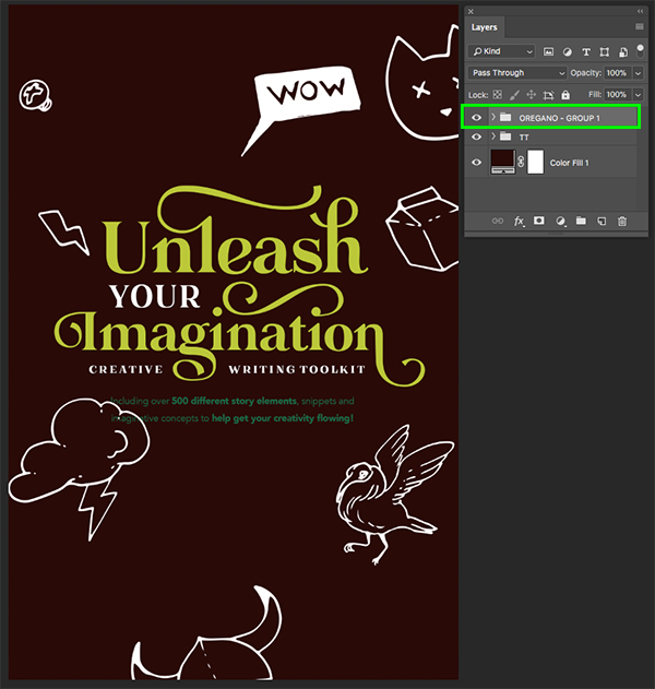 Unleash Your Imagination Book Cover Design