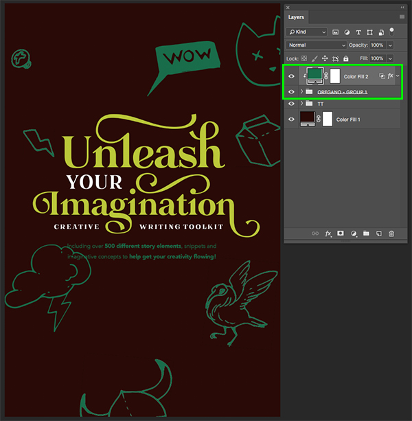 Unleash Your Imagination Book Cover Design