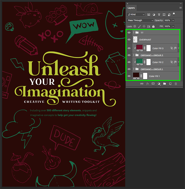 Unleash Your Imagination Book Cover Design