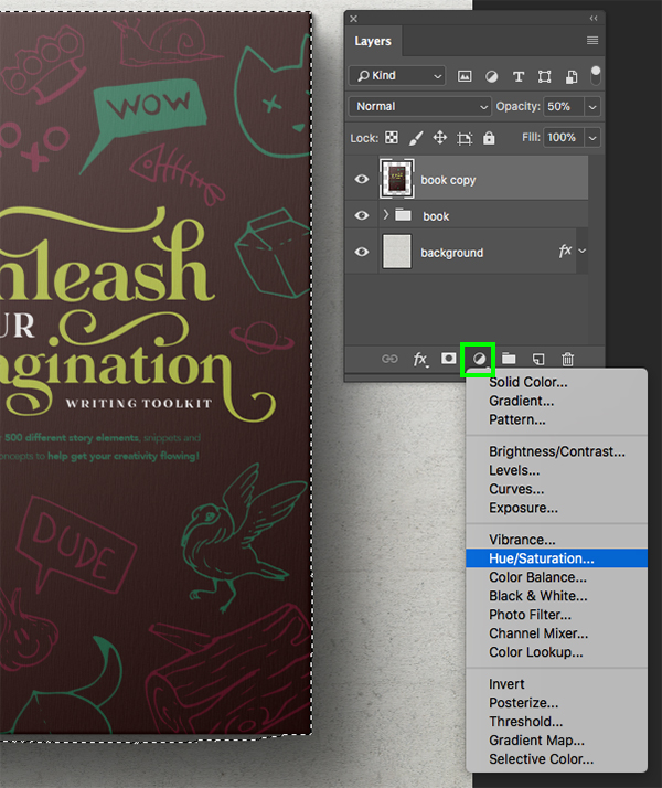 Unleash Your Imagination Book Cover Design