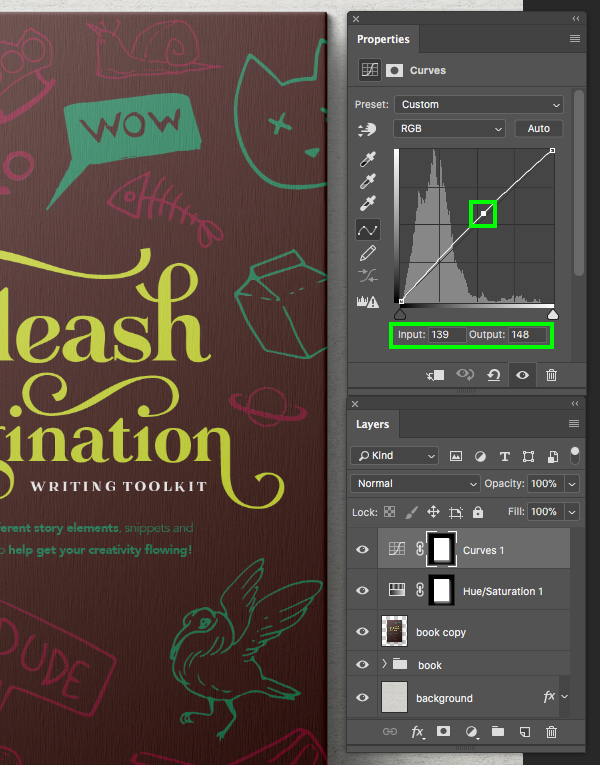 Unleash Your Imagination Book Cover Design