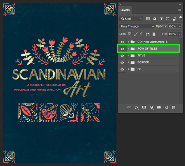 Scandinavian Art Poster Design