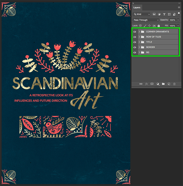 Scandinavian Art Poster Design