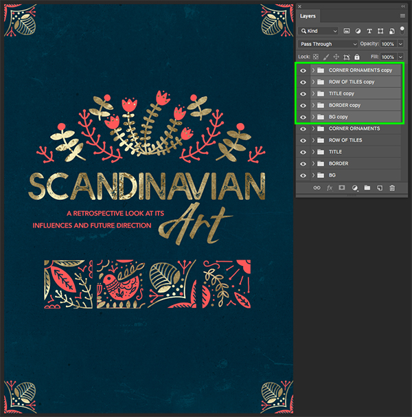 Scandinavian Art Poster Design