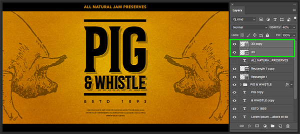 Pig and Whistle Packaging Design