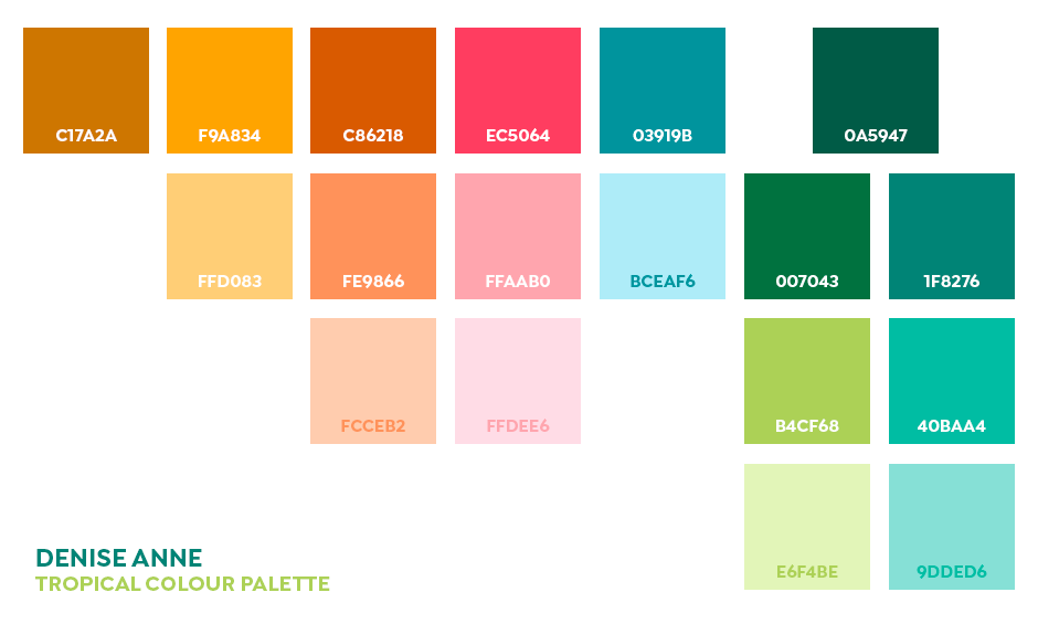 A Collection of Pretty Procreate Colour Palettes - Design Cuts