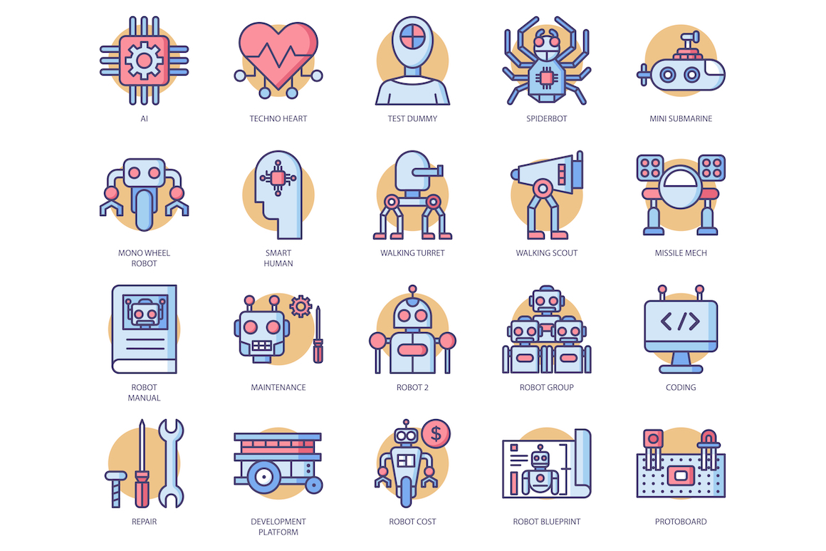 71 Robotics Icons