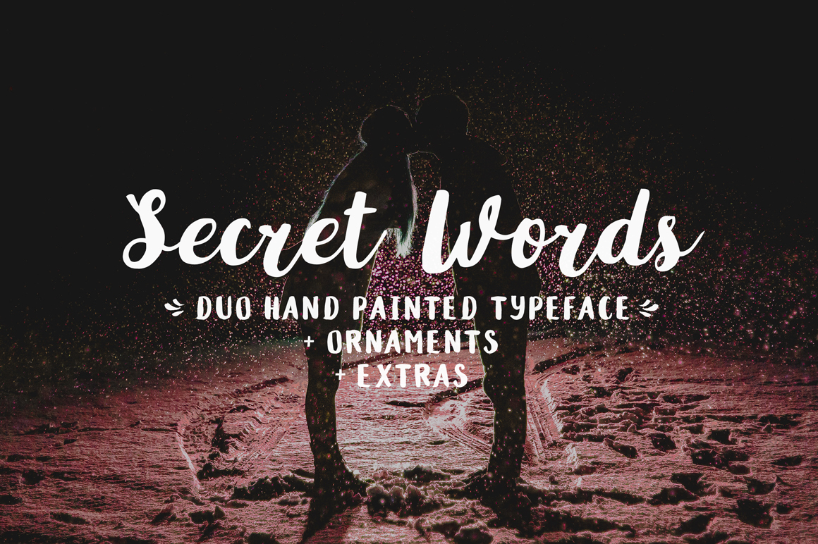 Secret Words Font Duo