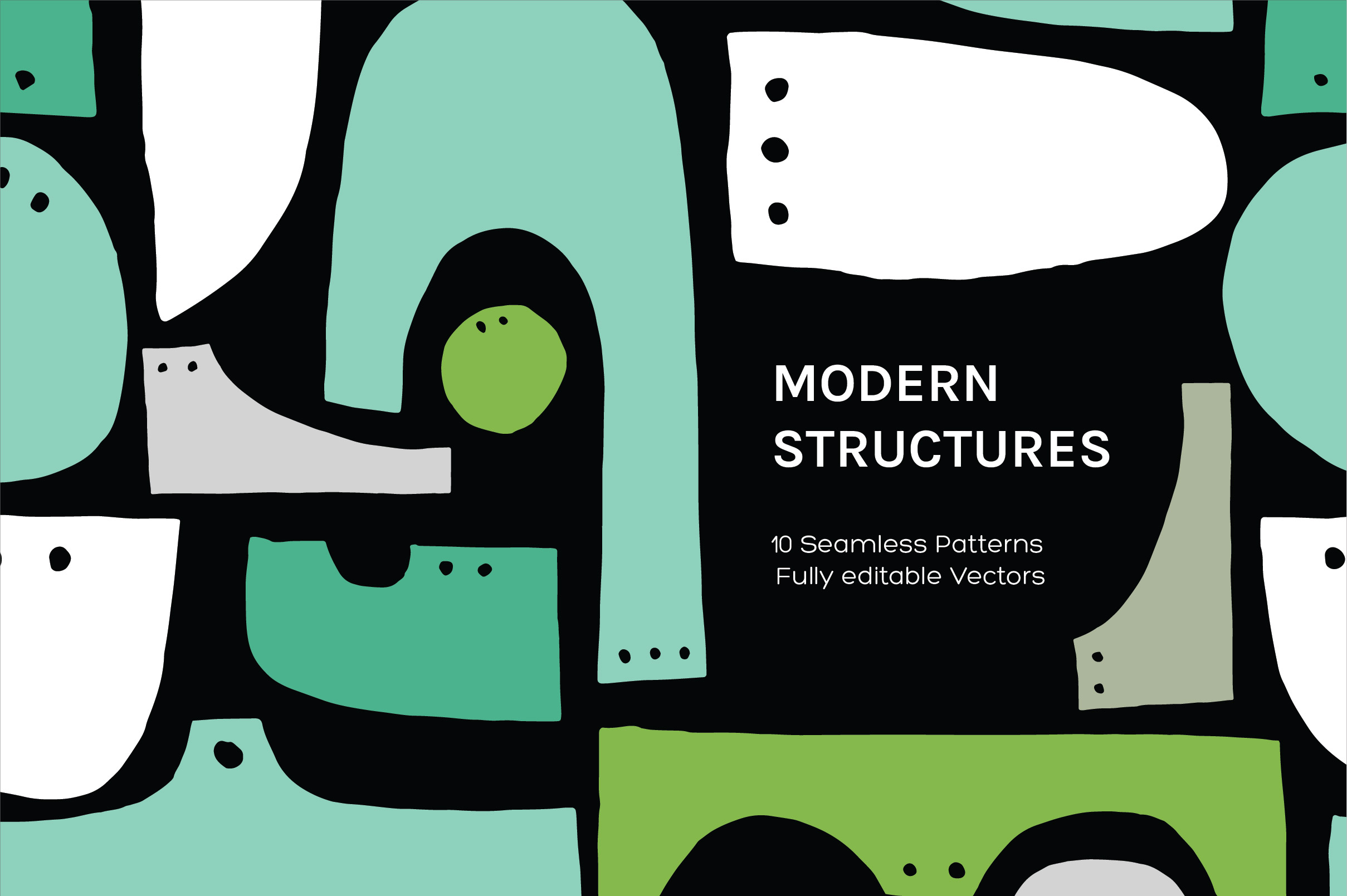 Modern Structure Seamless Patterns