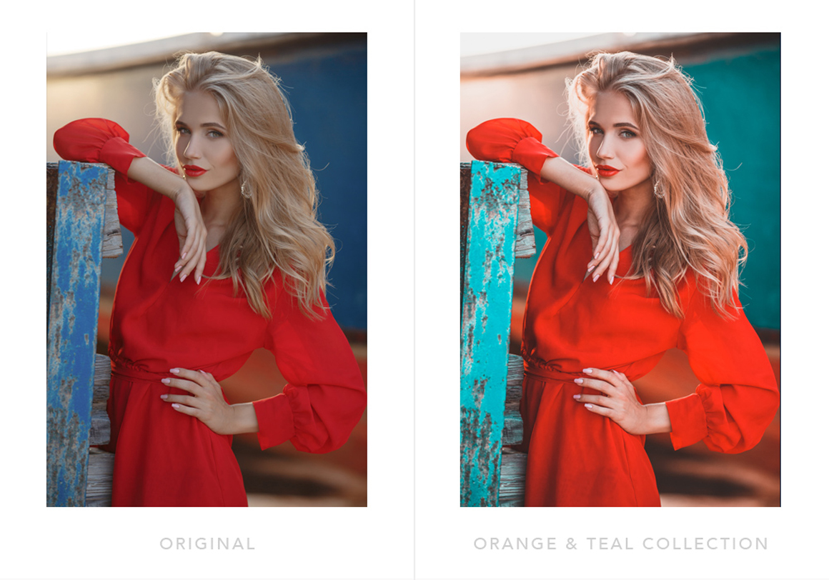 Orange And Teal Lightroom Presets - Design Cuts