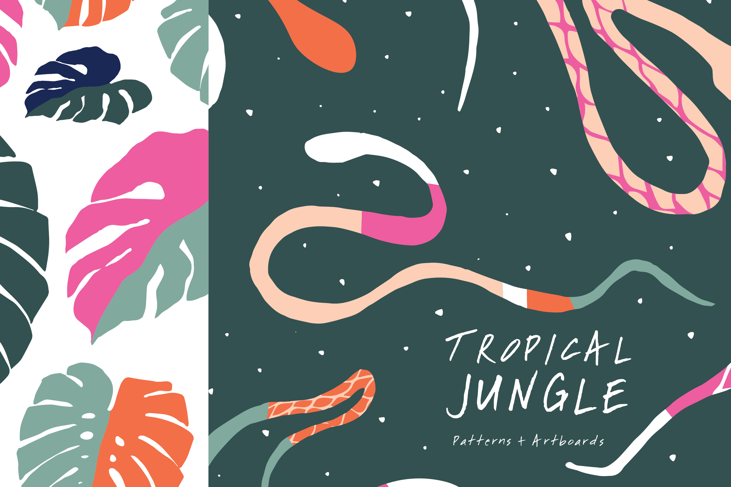 Tropic Jungle Art Boards And Patterns