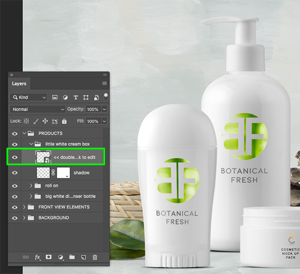 Botanical Fresh Cosmetic Packaging Design