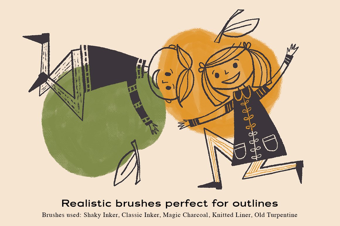 The Liner Brush Pack for Procreate