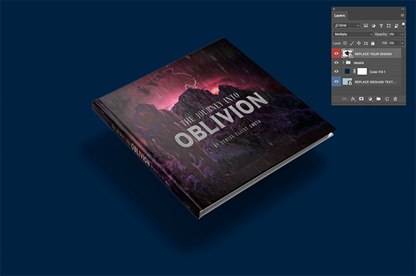 The Journey Into Oblivion Book Cover Design