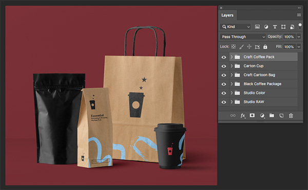 Wired Cafe Branded Packaging Design