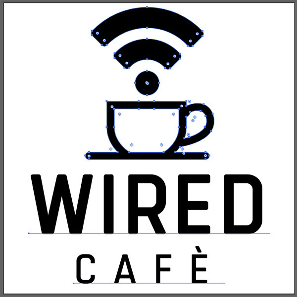 Wired Cafe Branded Packaging Design