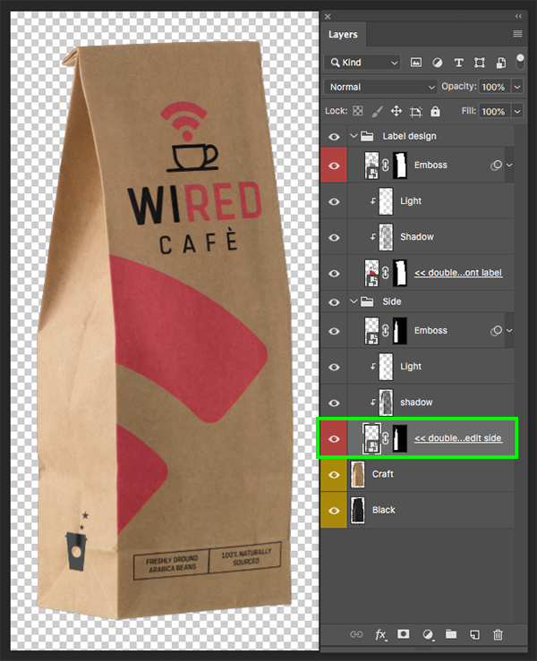 Wired Cafe Branded Packaging Design