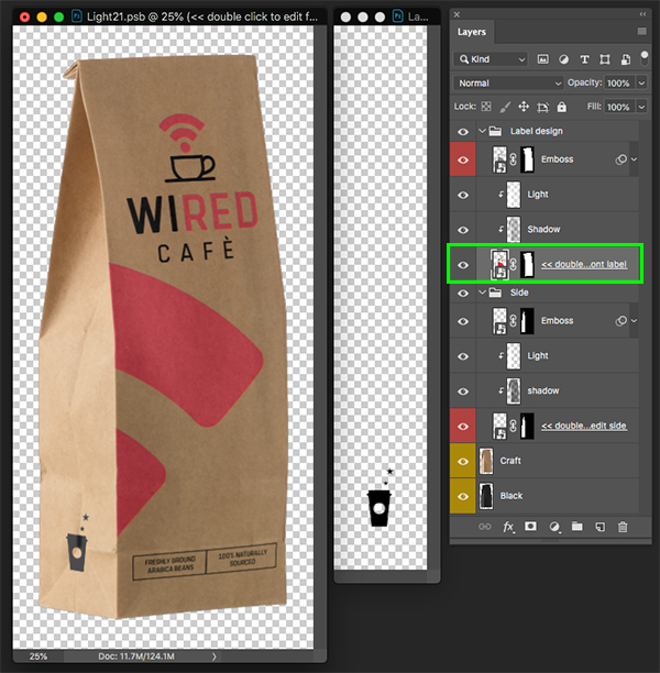 Wired Cafe Branded Packaging Design