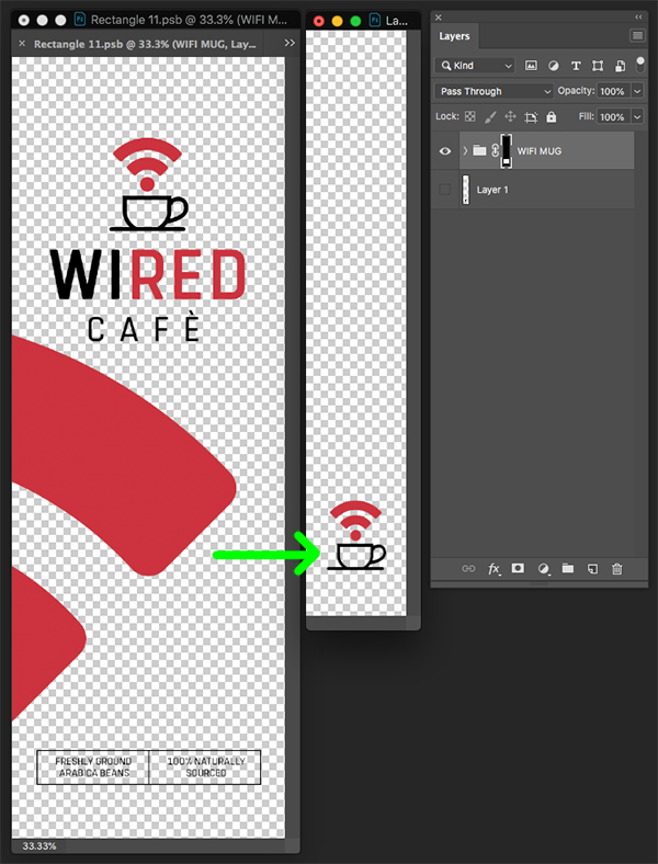 Wired Cafe Branded Packaging Design