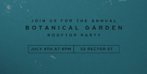 Rooftop Garden Party Flyer Design