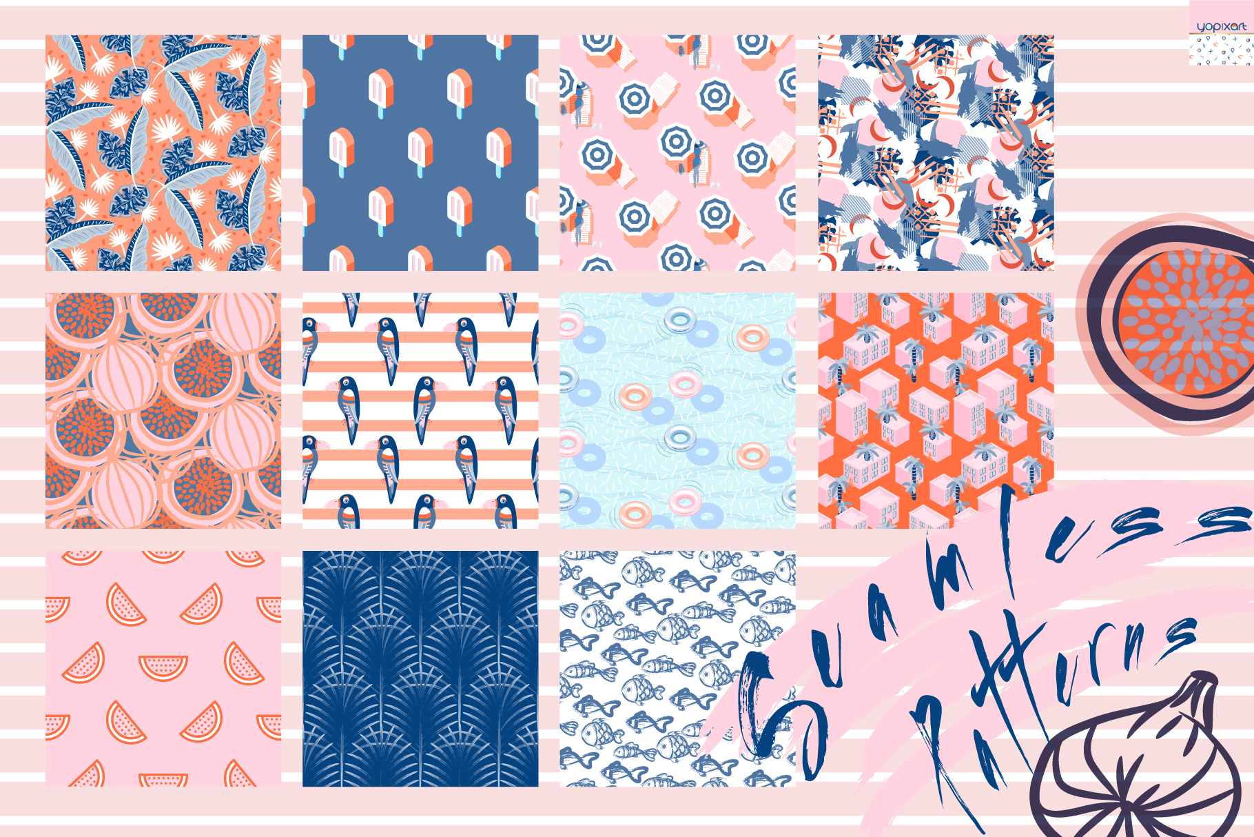 Summer Vibes - Graphics & Patterns