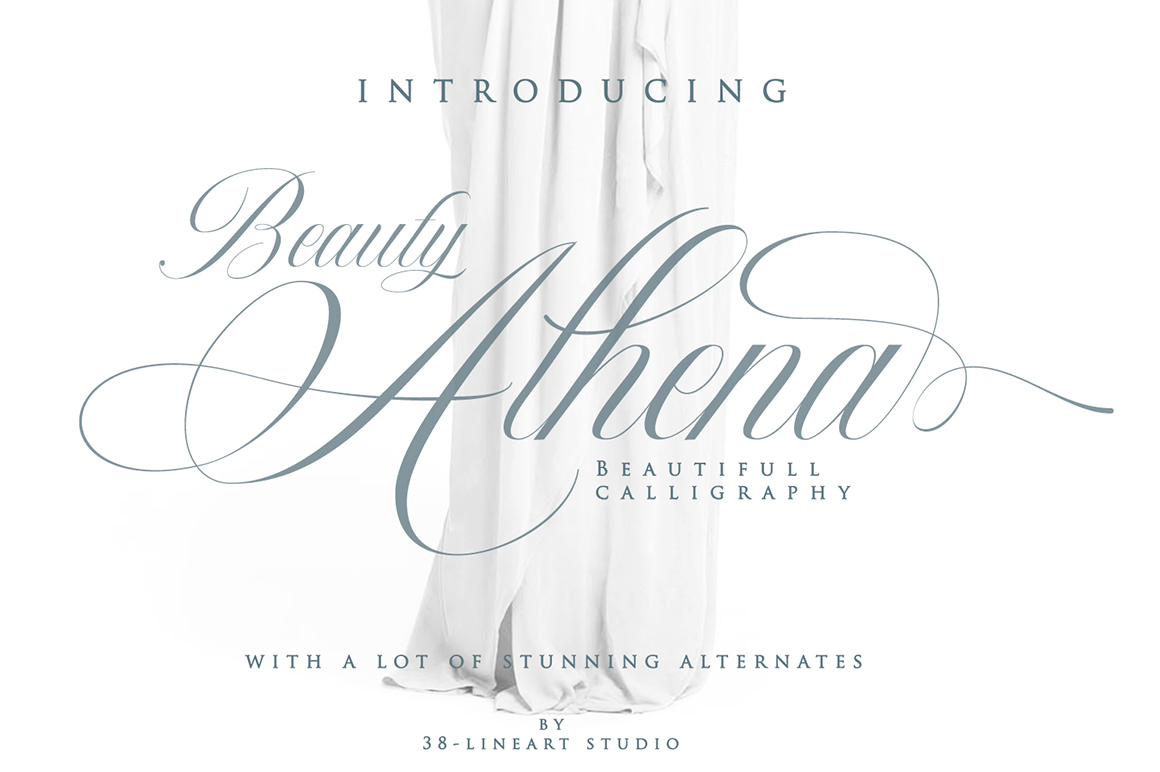 Beauty Athena - Beautiful Calligraphy Font