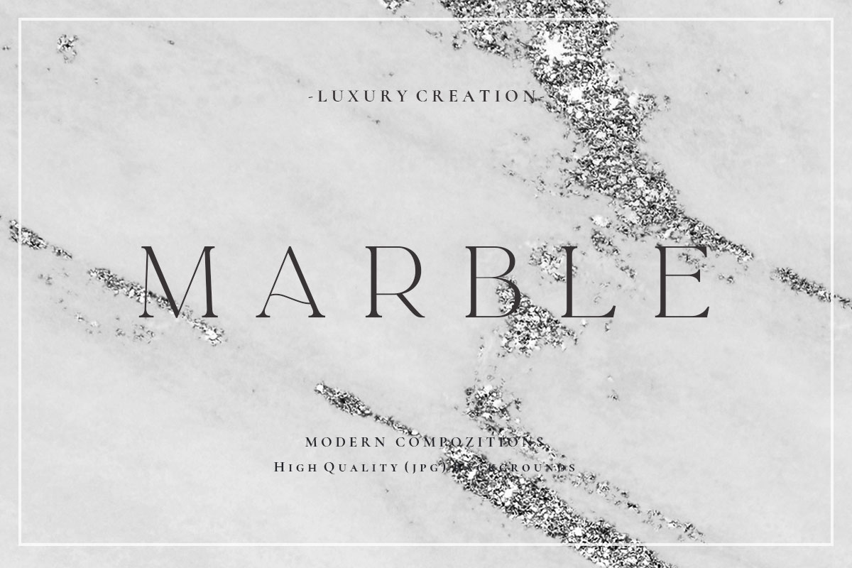 Silver Marble Textures - Design Cuts