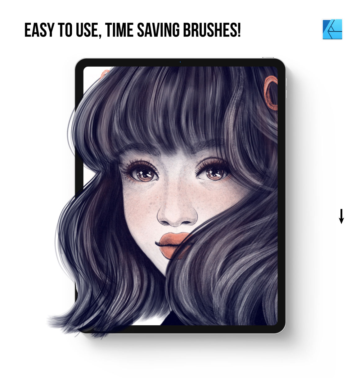 25 Hair Affinity Brushes for Every Hairstyle - Design Cuts 25 Hair Affinity Brushes for Every Hairstyle - Design Cuts