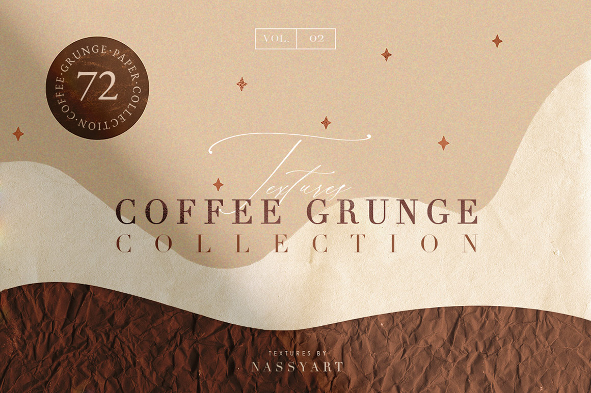 72 Coffee Grunge Textures