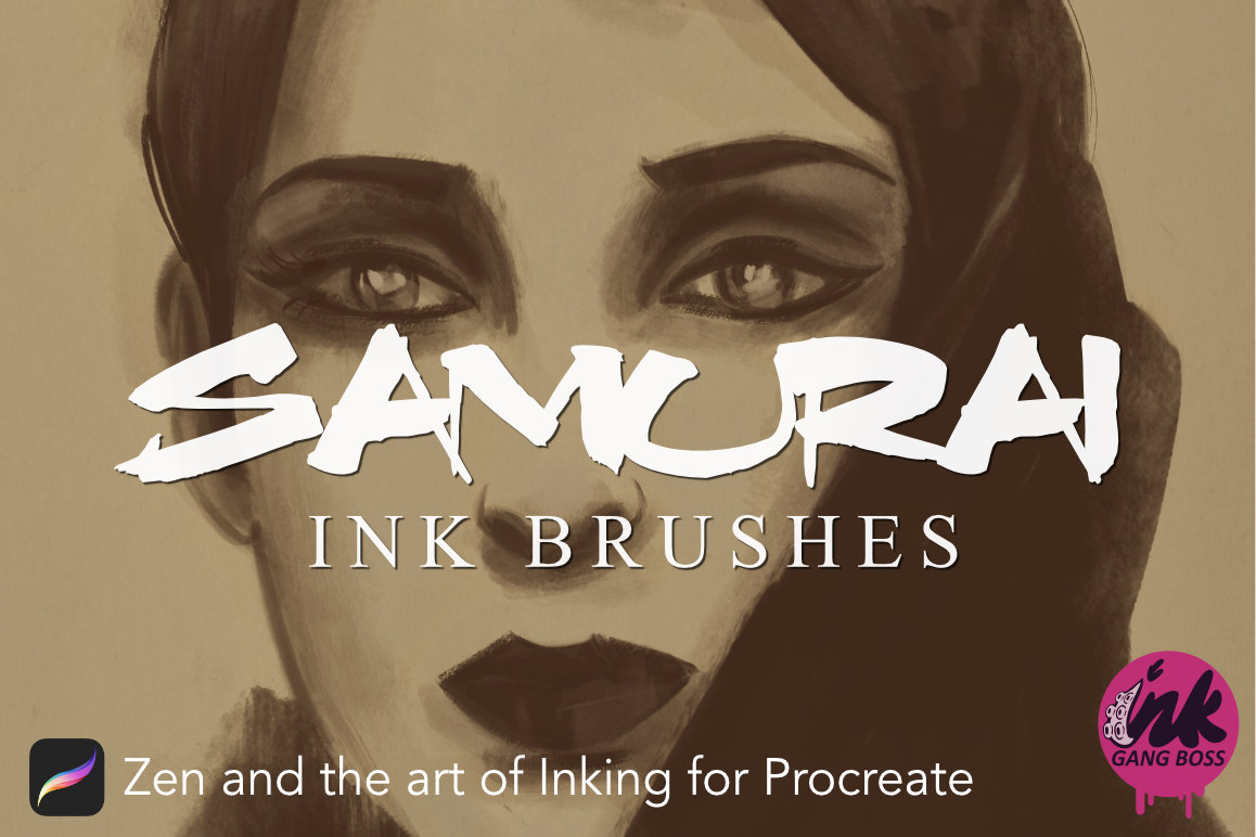 Procreate Samurai Ink Brushes
