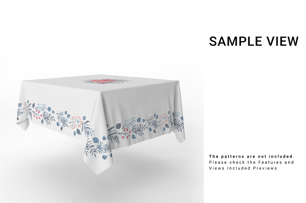 Square Tablecloth Set
