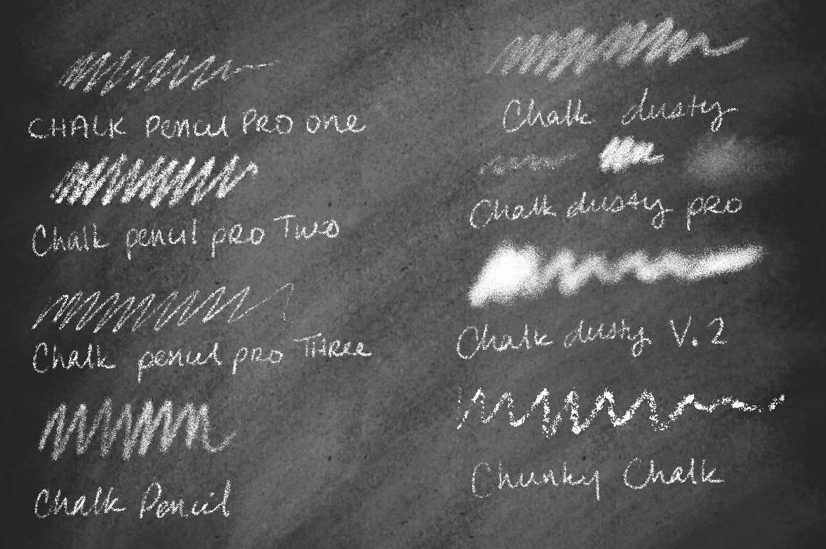 Chalk Brushes for Procreate