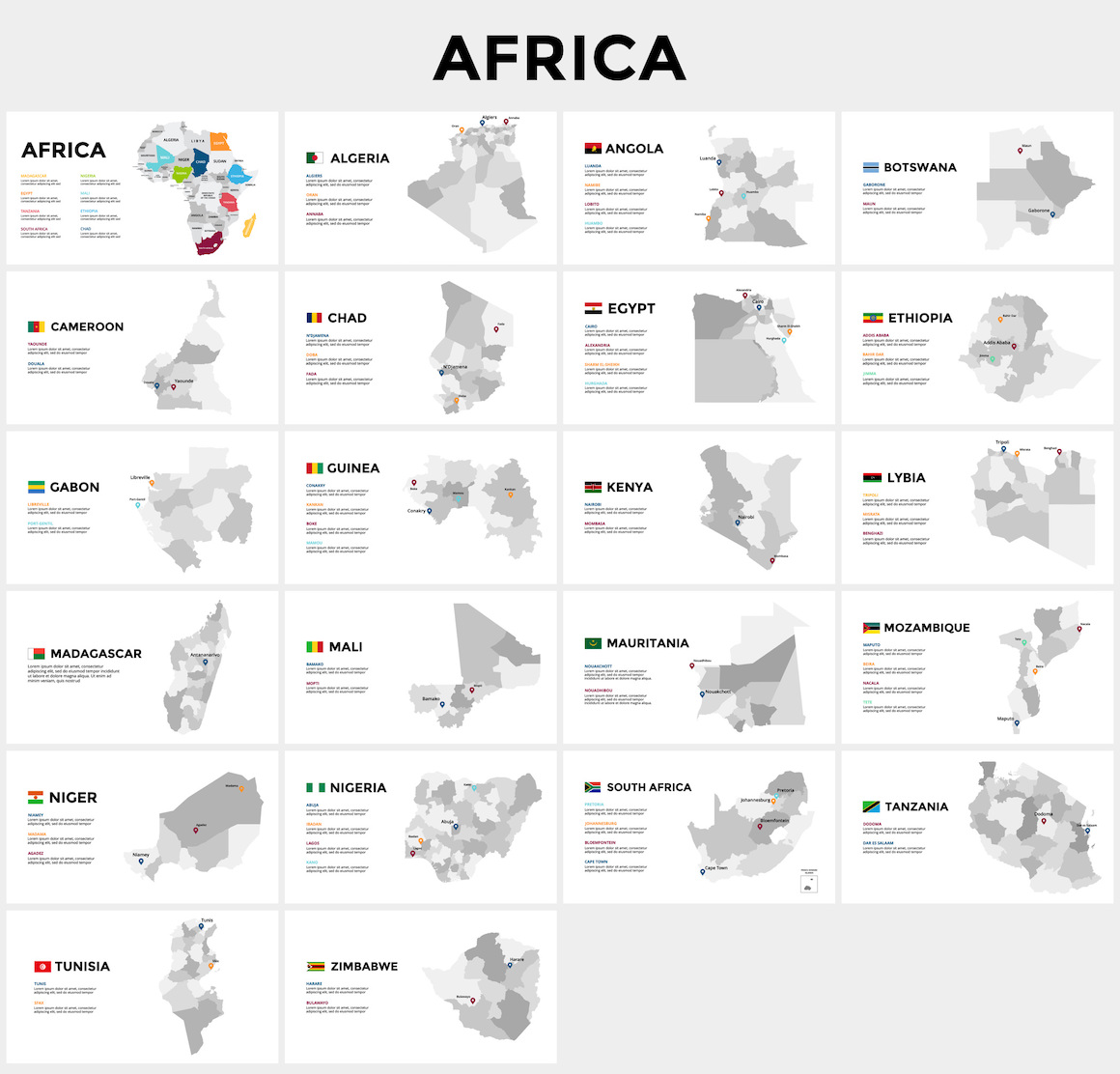 Map Infographics. PowerPoint, Keynote Presentation