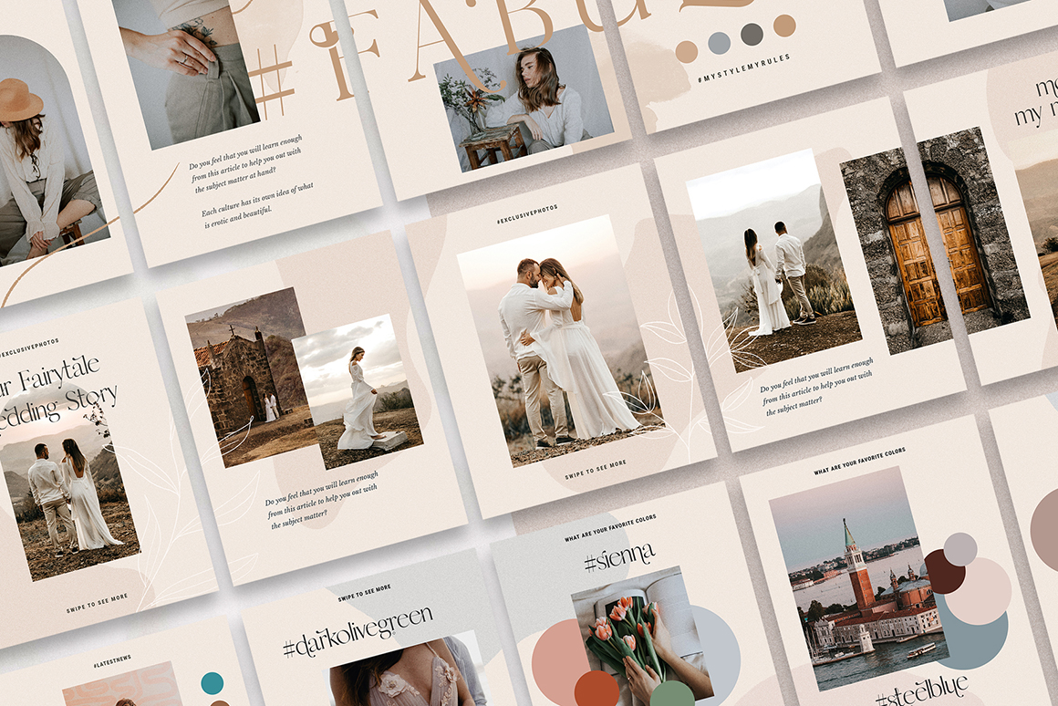 InstaFlow - Carousel Post Templates - Design Cuts