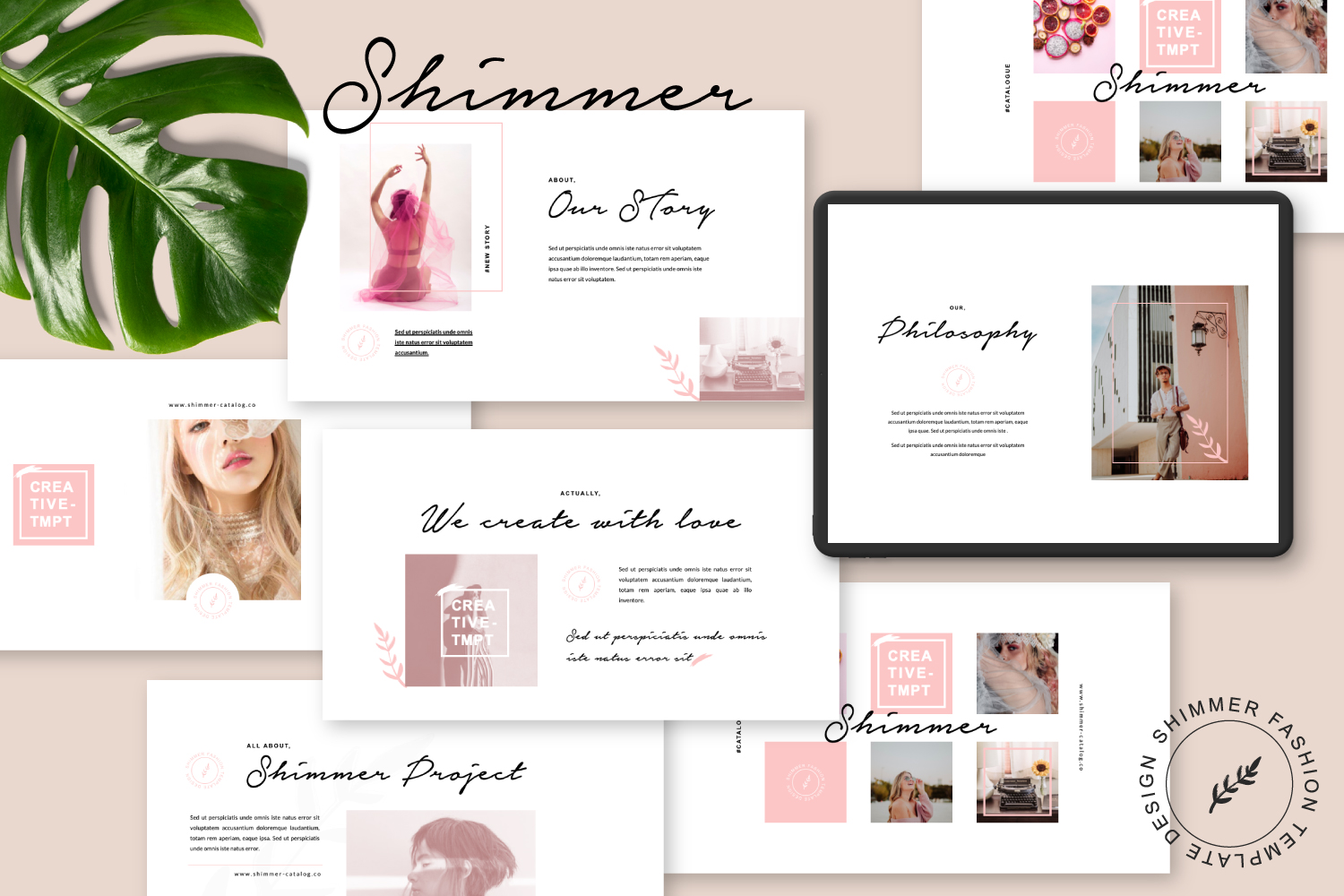 Shimmer Brand Clean Powerpoint