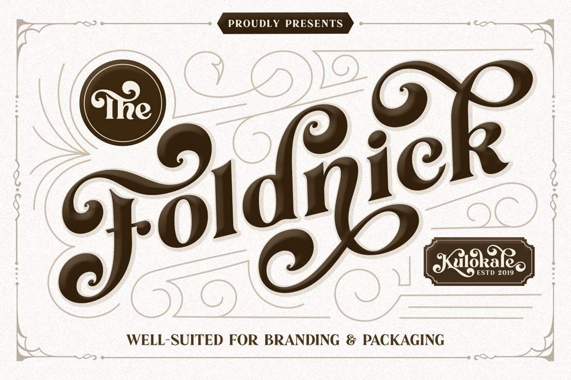 The Foldnick Font