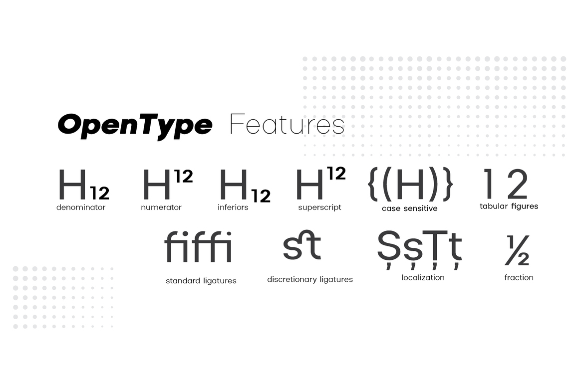 Aceh - Geometric Sans Serif Family Font